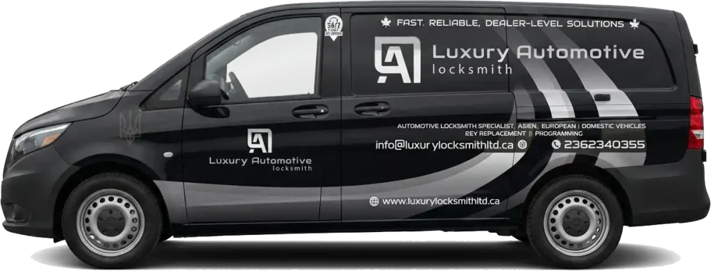 Luxury Automotive Locksmith branded mobile workshop van