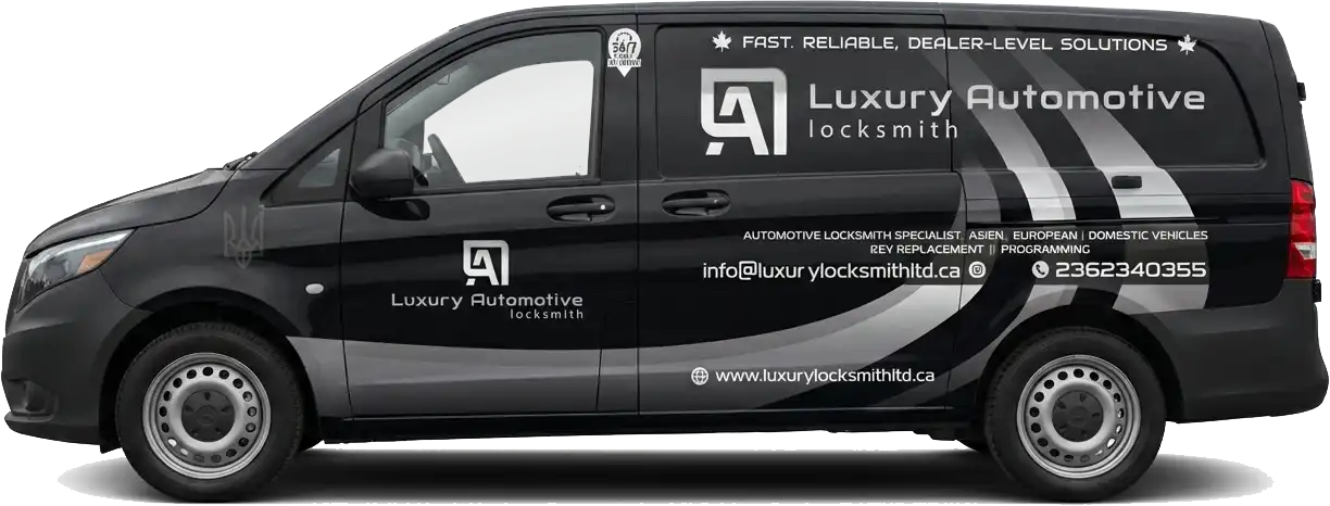 Luxury Automotive Locksmith branded mobile workshop van